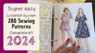 Lutterloh Sewing Patterns  NEW 2024 Kit [upl. by Alicec]