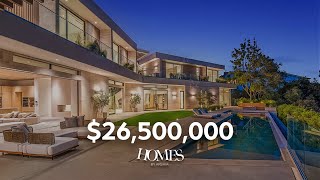 Inside This 30000000 Ultra Modern Mansion in Brentwood CA [upl. by Cyprian]