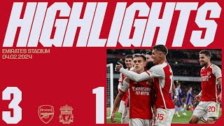 A BIG THREE POINTS  Arsenal vs Liverpool 31  Highlights  Saka Martinelli Trossard [upl. by Ert]