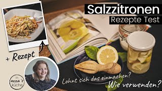 Marokkanische Salzzitronen  Rezepte Test  in Annas Küche [upl. by Vachil]