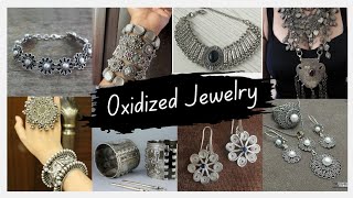 Oxidized Jewelry  Silver Jewelry  Traditional Silver Jewelry  silverjewelry fashion jewellery [upl. by Retsek617]