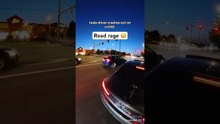 Tesla Driver Road Rage On Camera 😳 tesla police cops [upl. by September]