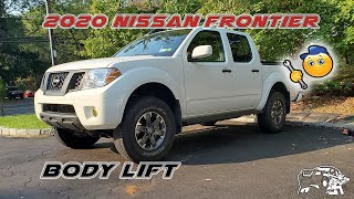 2020 Nissan Frontier 1 Inch Body Lift [upl. by Edurtreg]