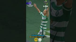 GREAT VOLLEY BY DAIZEN MAEDA TO SCORE Borussia Dortmund vs Celtic [upl. by Aicatan844]