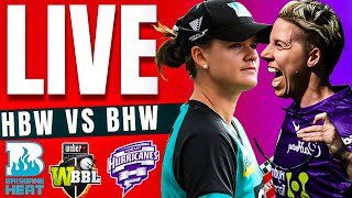 WBBL Live  Brisbane vs Hobart live 10th Match  Womens Big Bash League  WBBL live match today [upl. by Enelie60]