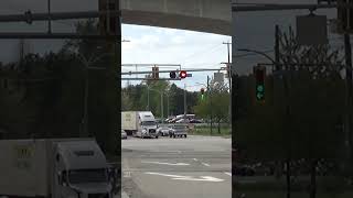 Railroad Crossing Gate slams on the ground shorts [upl. by Bisset]