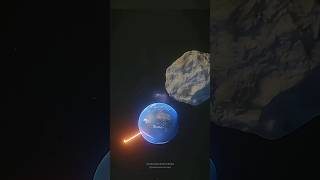 Asteroid Hitting Earth science sciencefacts space [upl. by Nata960]