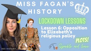 The plots and threats against Elizabeth I  HISTORY LESSON [upl. by Vieva]