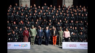 Abanderamiento de la Delegación Mexicana Juegos Parapanamericanos Santiago 2023 [upl. by Kepner986]