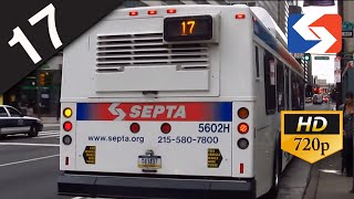 SEPTA Ride 2002 New Flyer DE40LF 5602H on route 17 to 20thJohnston [upl. by Quillon]