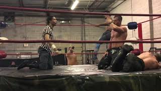 WWA4 Damien Parker amp Bobby Flaco vs AR Fox amp Austin Theory [upl. by Aldora]