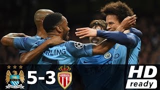 manchester city vs monaco 53 RESUMEN Y GOLES X ESPN narracion en español [upl. by Lowis]