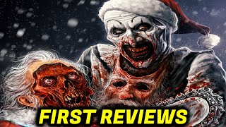 Terrifier 3 First Reviews  Art The Clown Is SICK Most Disgusting Gore Filled One Yet [upl. by Curcio]