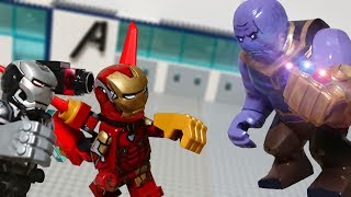 Iron Man Mk85 War Machine vs Thanos Nano Field Battle for Endgame [upl. by Severen]