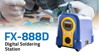 Hakko FX888D Digital Soldering Station by American Hakko [upl. by Ecadnak588]