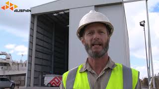 Geraldton Boat Lifters Shed Testimonial  AUSPAN Group [upl. by Sibell]