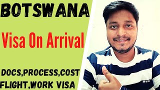 How To Apply Visa For Botswana From India ll Documents ll Process ll Costs ll Flights 🇧🇼🇮🇳 [upl. by Adnilem]