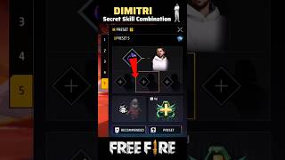 Dimitri ability combination 😱🔥  Cs character combination  shorts freefire trending [upl. by Coleen]