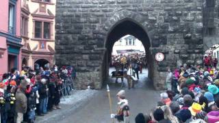 Rottweil Fasnetsmontag 2012 Historischer Narrensprung [upl. by Nisbet46]