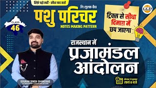 पशु परिचर निःशुल्क बैच  प्रजामंडल आंदोलन  WITH SUPER TRICKS  निश्चित सवाल देने वाली क्लास  GGD [upl. by Nhguaved379]