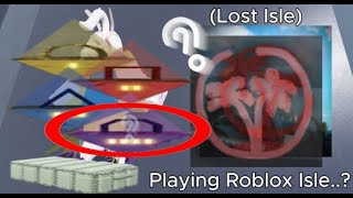 Playing Roblox Isle  Lost Isle  Isle Fangame [upl. by Anitreb]