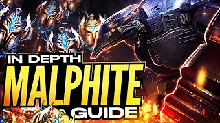 MALPHITE GUIDE  How To Carry With Malphite The Entire Game  Detailed Challenger Guide [upl. by Lymann]