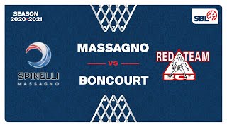 SB League  Day 19 MASSAGNO vs BONCOURT [upl. by Eleni]