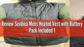 Review Sevdiea Mens Heated Vest with Battery Pack Included 16000mAh 74V Warming Heated Vest for Me [upl. by Wan394]