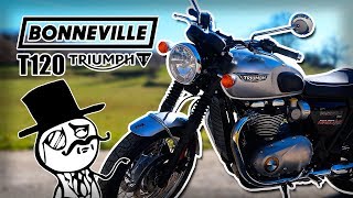 🎩 Triumph BONNEVILLE T120 2019  Prueba 🤩 [upl. by Nibur]