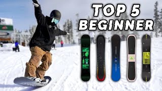 Top 5 Beginner Snowboards 2024  Board Archive [upl. by Schmeltzer]