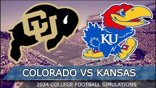 Colorado vs Kansas  NCAA Football 112324 Full Game Highlights College Football 25 Sim [upl. by Namialus]