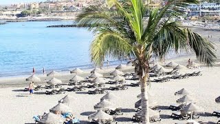 Costa Adeje Tenerife  Beach shopping amp sea [upl. by Dragoon]