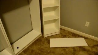 Ikea Project  Billy Bookcase Part 1 [upl. by Yi793]