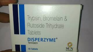 disperzyme tabletstrypsinbromelain and rutoside tablets [upl. by Edholm780]