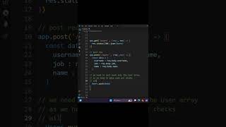 POST Req in Node Js [upl. by Sekofski407]