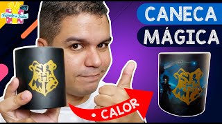 Crie Caneca Mágica INCRÍVEL com Sublimação e PowerFilme [upl. by Nimrahc]