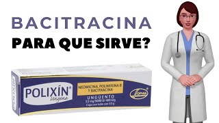 bacitracina para qué sirve cuándo y cómo usar bacitracina crema [upl. by Bobbi316]