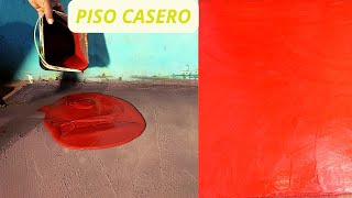 LOS FABRICANTES DE PISO NO QUIEREN QUE SEPAS ESTO PISO LIQUIDO CASERO TUTORIAL COMPLETO FACIL [upl. by Barbee]