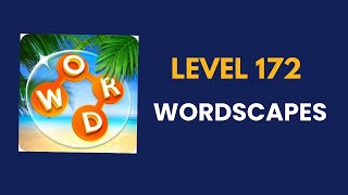 wordscapes level 172  solution answer and solved [upl. by Purvis]