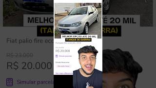 Melhor opção de carro até 20 mil carros palioeconomy [upl. by Euqirdor58]