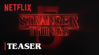 Stranger Things 5  Title Tease  Netflix [upl. by Ekoorb718]