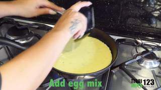 The Terri Ann 123 Diet Plan  123 Omelette Pizza [upl. by Normandy]