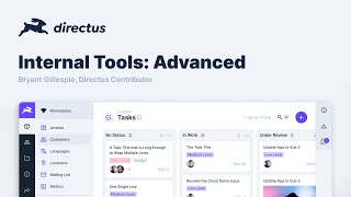 Build a CRM and Project Tracker with Directus Nocode App Data Studio [upl. by Midge910]