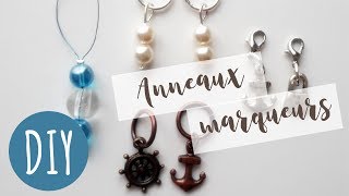 DIY  Fabriquer des anneaux marqueurs pour le tricot [upl. by Nuhsed]