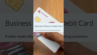 Axis Bank Visa Platinum Variant Debit Card [upl. by Cavuoto]