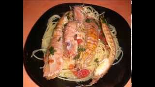 Ricetta SPAGHETTI CON CANNOCCHIE o CICALE DI MARE [upl. by Eedyak]