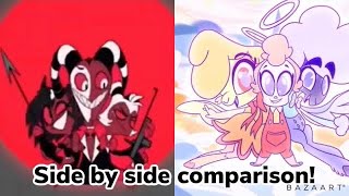 IMP Vs CHERUB Commercial song comparison  Helluva boss edit reupload [upl. by Anniroc217]