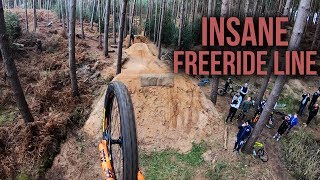 THIS COULD BE THE BIGGEST MTB JUMP LINE IN THE UK [upl. by Keyek]