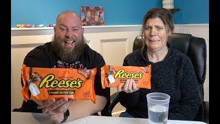 Eating 1 Pound Of Reese’s Peanut Butter Cups in 5 Minutes Food Challenge [upl. by Sucramd]