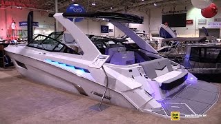 2015 Cruisers 328 CX Motor Yacht  Deck and Interior Walkaround  2015 Toronto Boat Show [upl. by Jessamine]